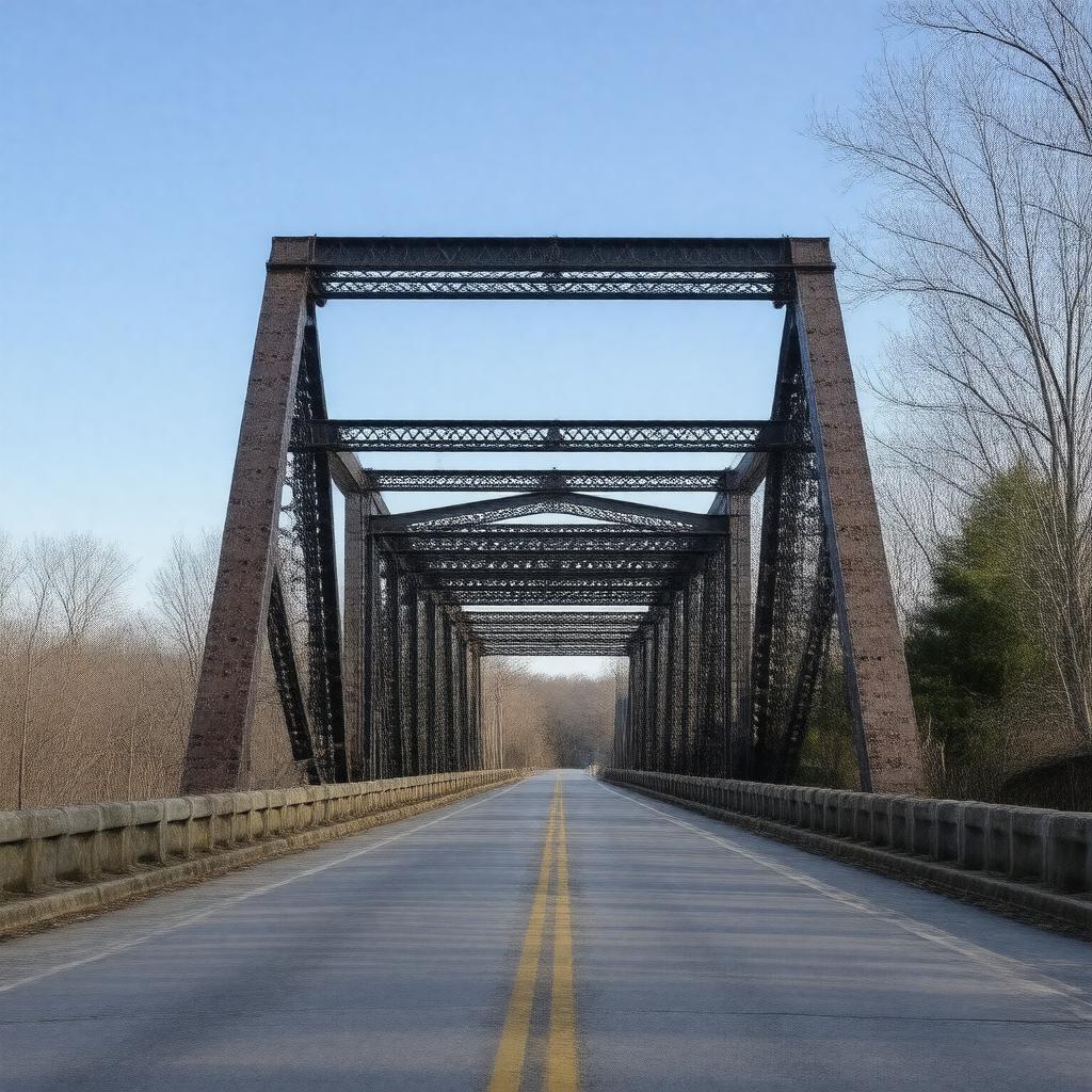 AI-created image of Route 27 Bridge