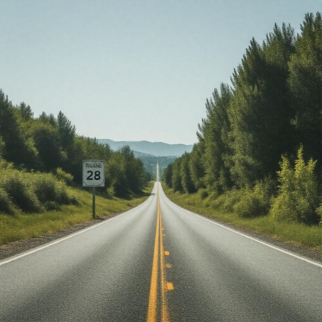 AI-created image of Route 28