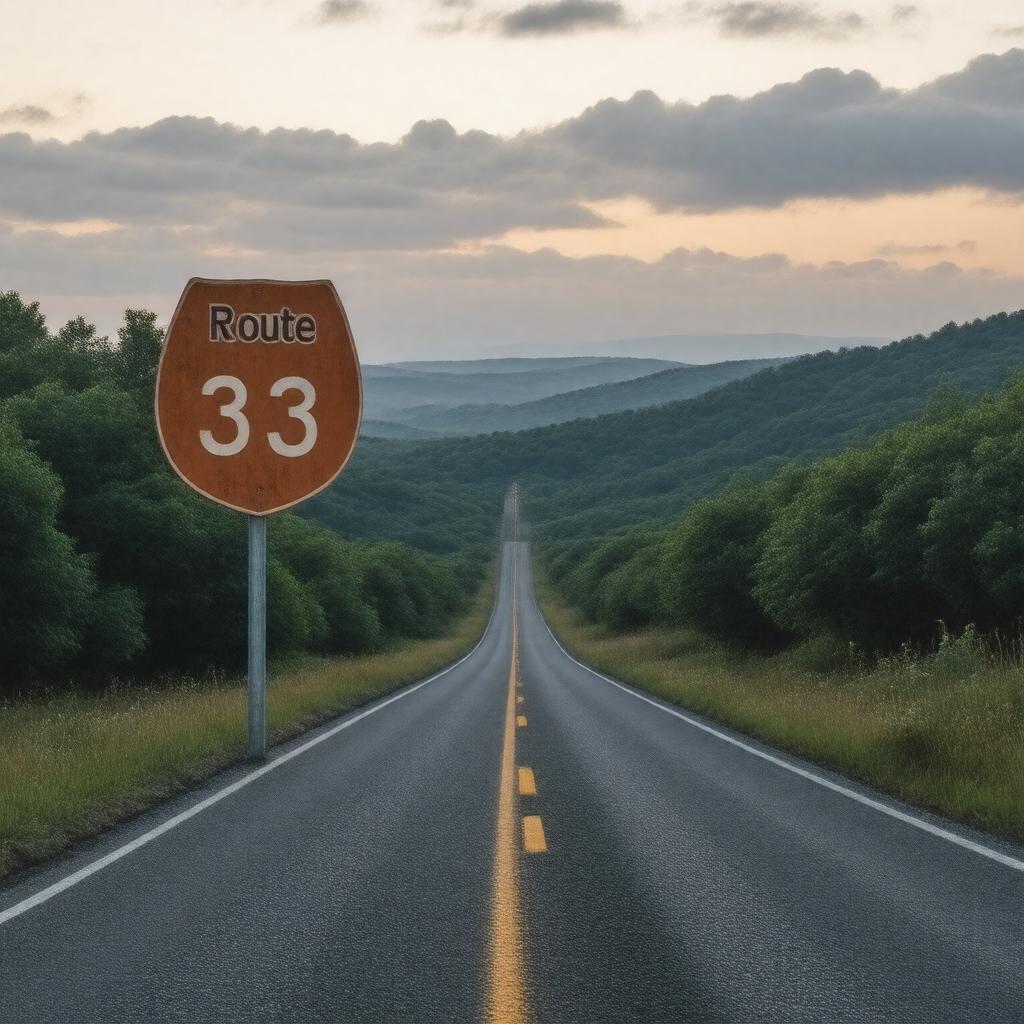AI-created image of Route 33