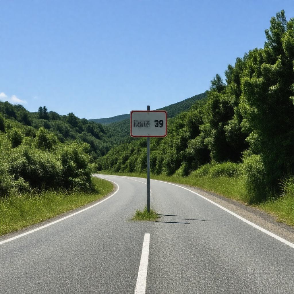 AI-created image of Route 39