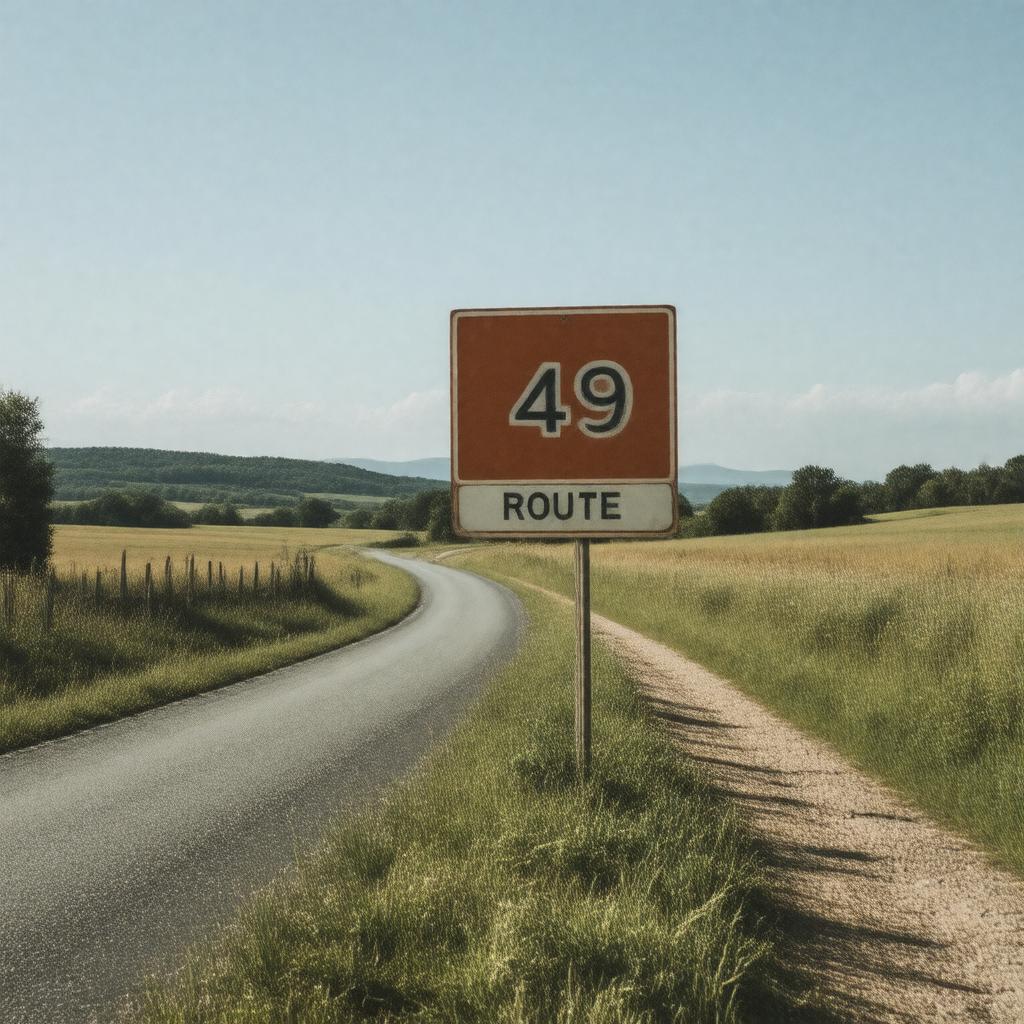 AI-created image of Route 49