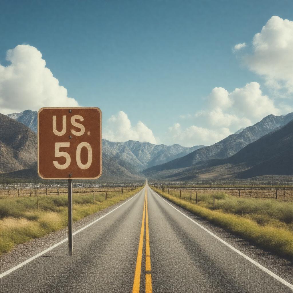AI-created image of Route 50