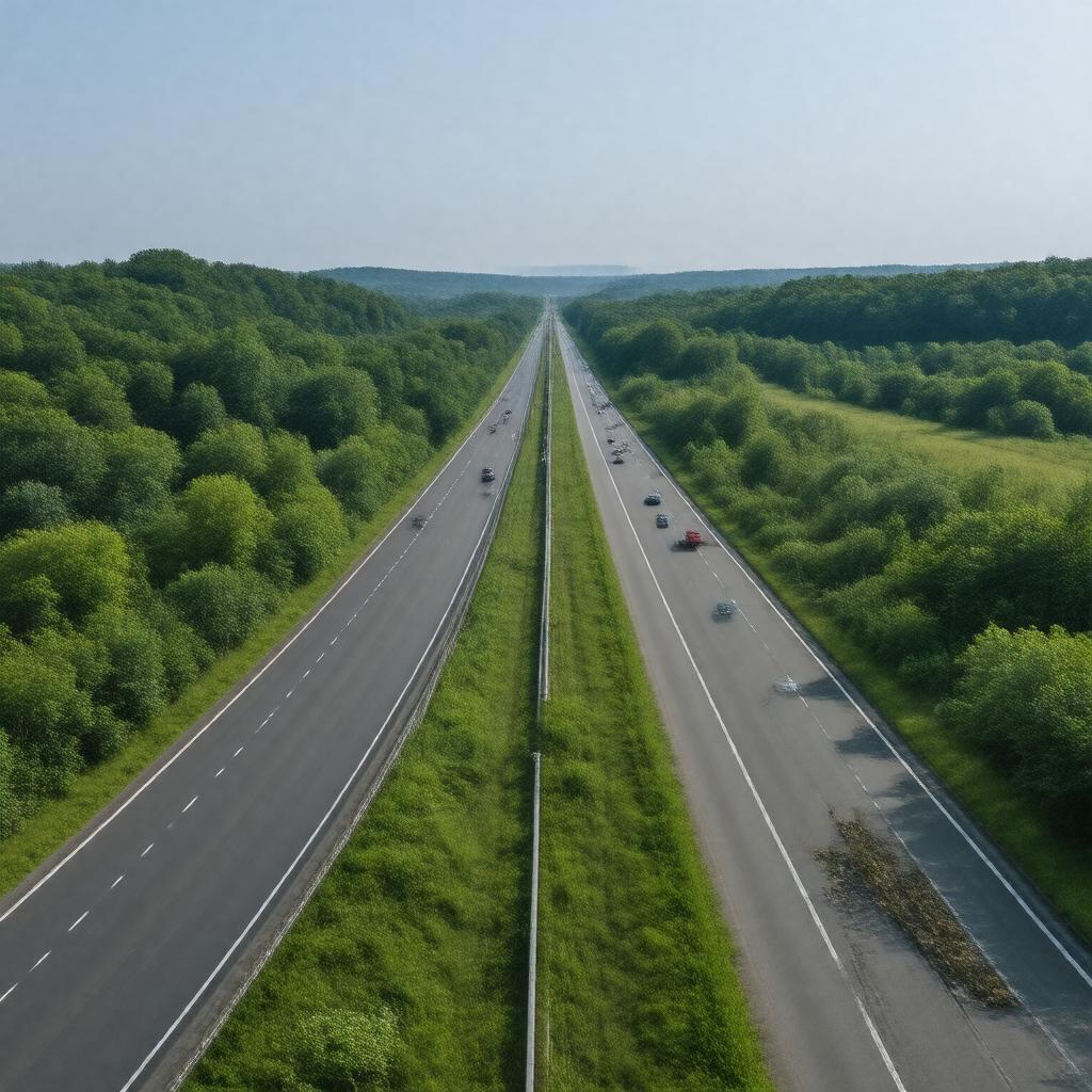 AI-created image of Route 55