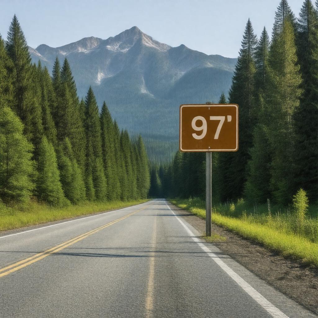 AI-created image of Route 97