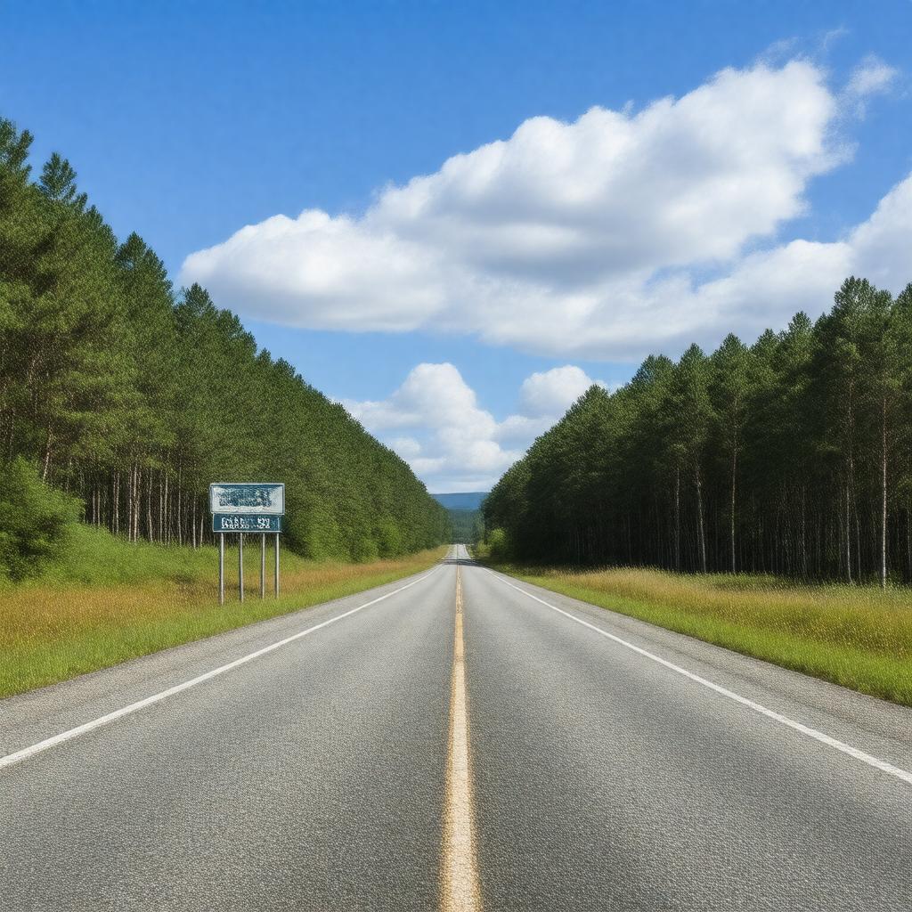 AI-created image of Route 98