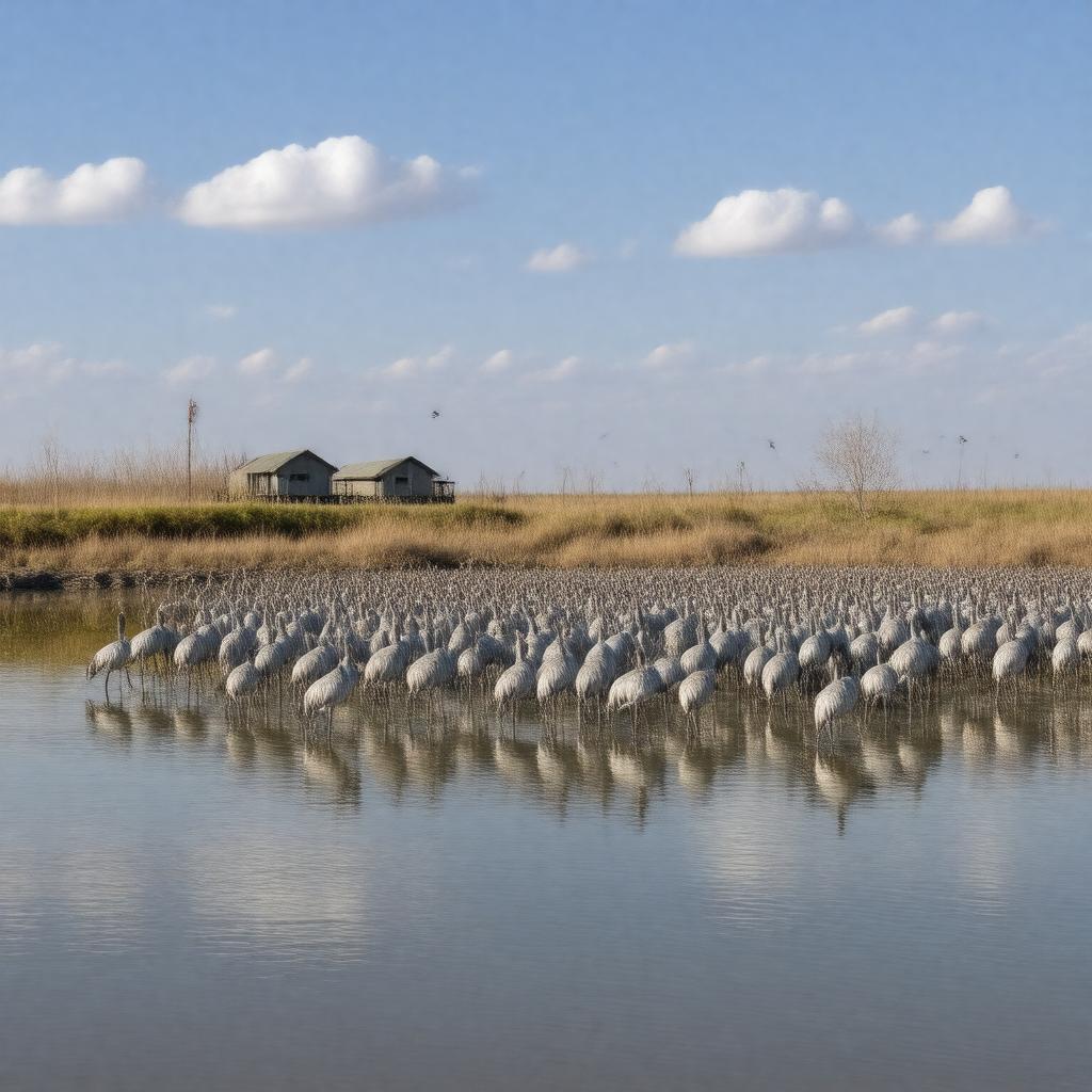 Click to view larger image AI-created image of Rowe Sanctuary