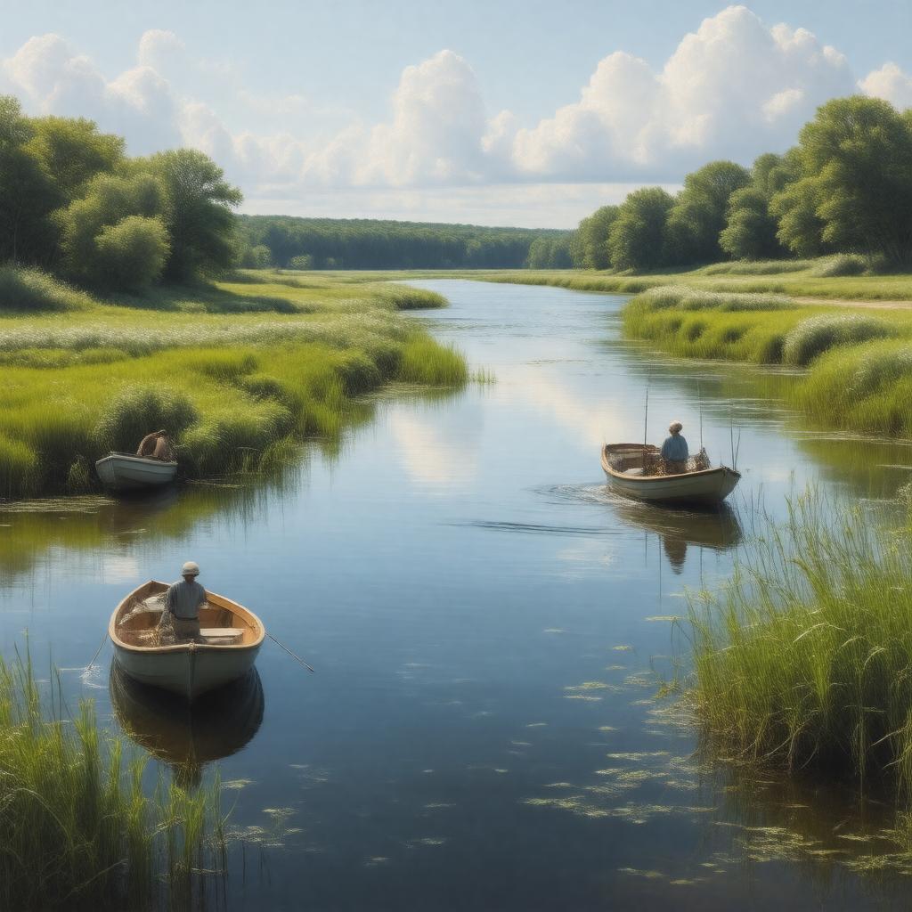 Click to view larger image AI-created image of Rowley River