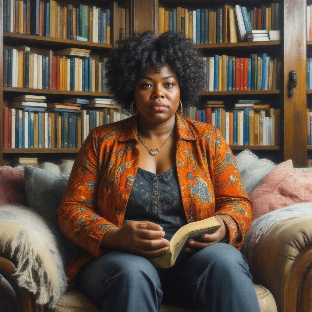 AI-created image of Roxane Gay