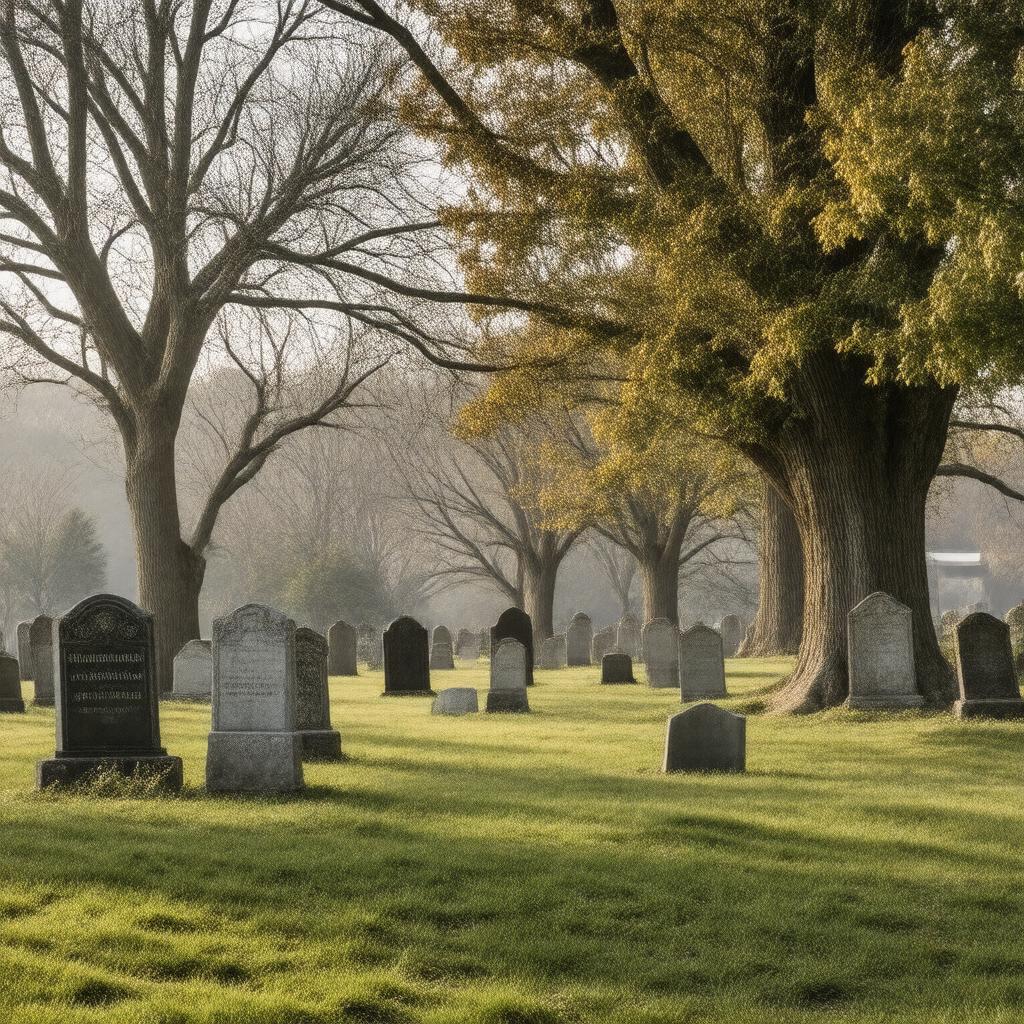 AI-created image of Roxbury Center Cemetery, Connecticut