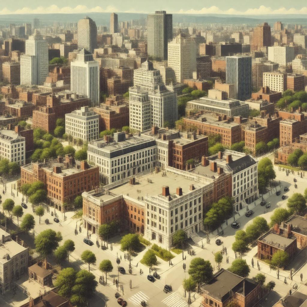 AI-created image of Roxbury, Massachusetts, United States