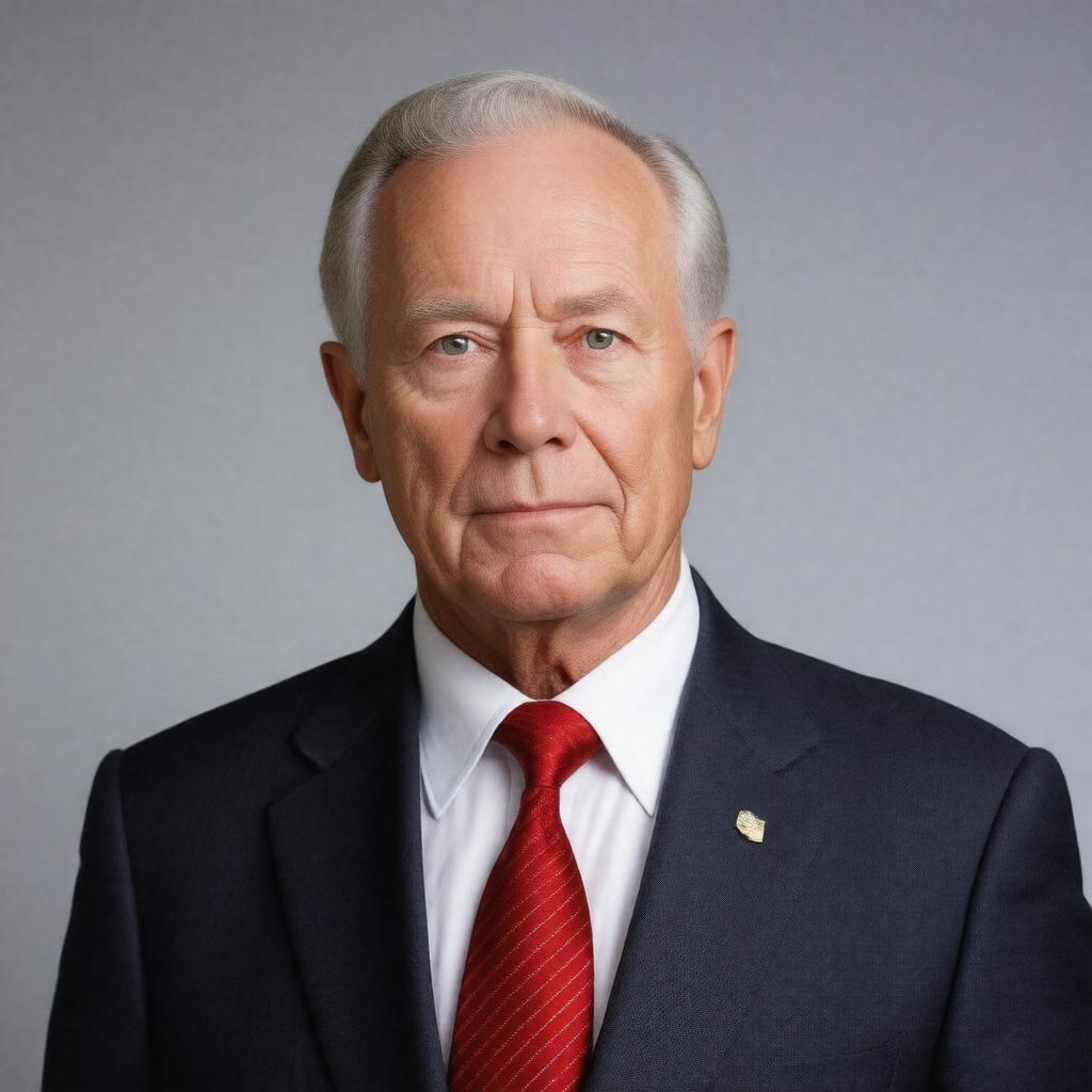 Click to view larger image AI-created image of Roy Ash