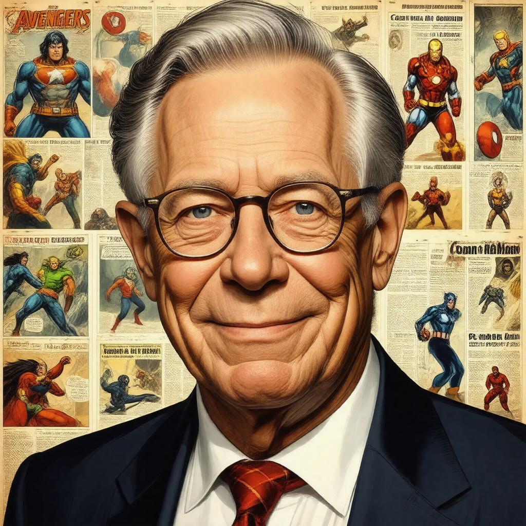 AI-created image of Roy Thomas