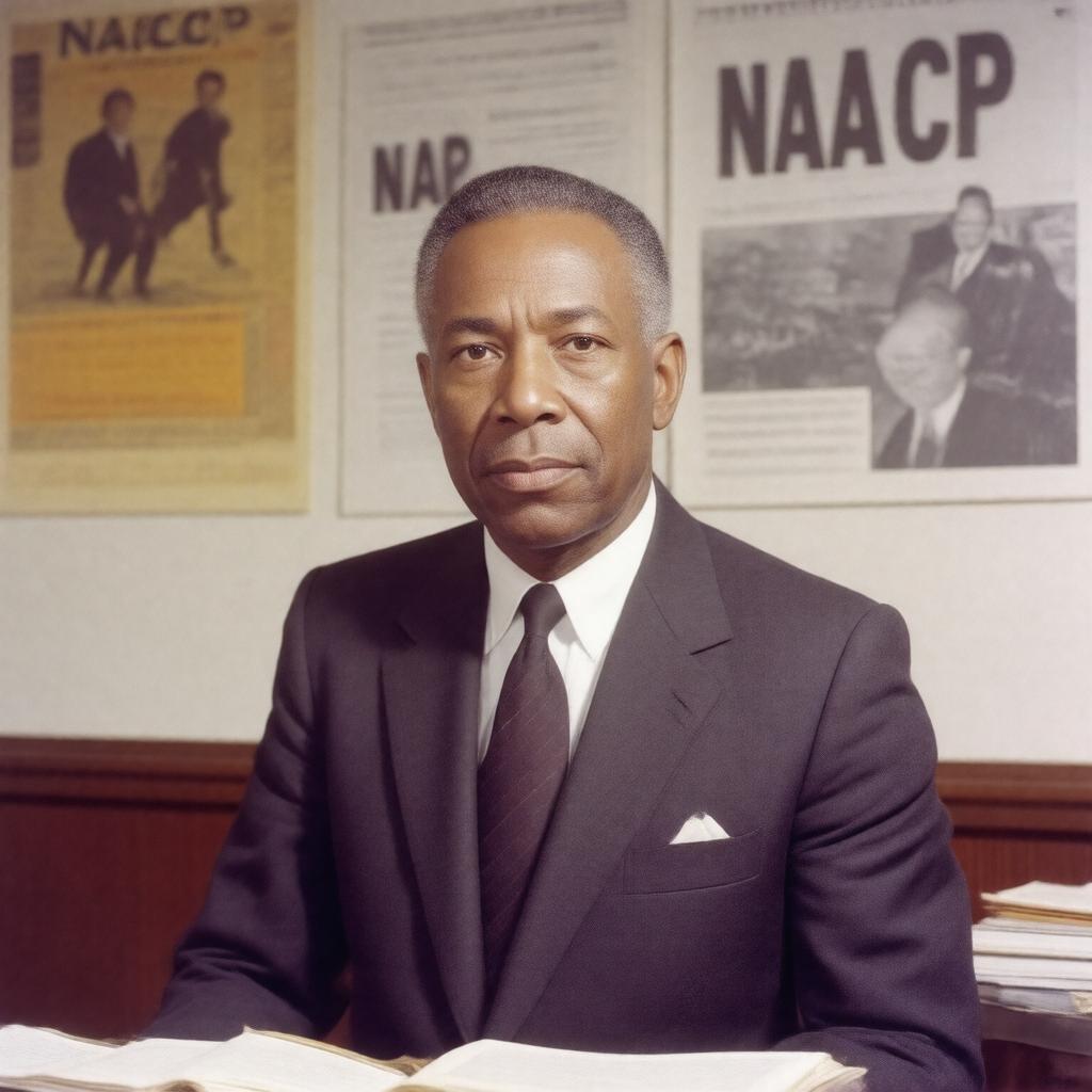 AI-created image of Roy Wilkins