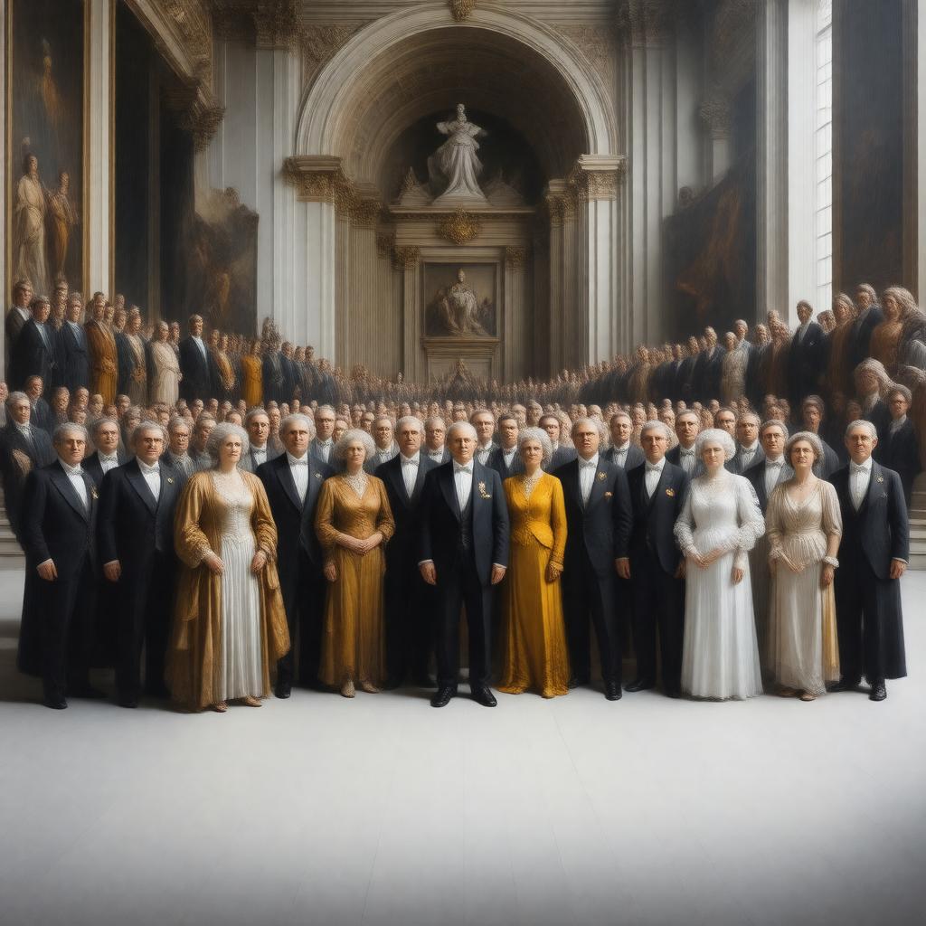 AI-created image of Royal Academicians