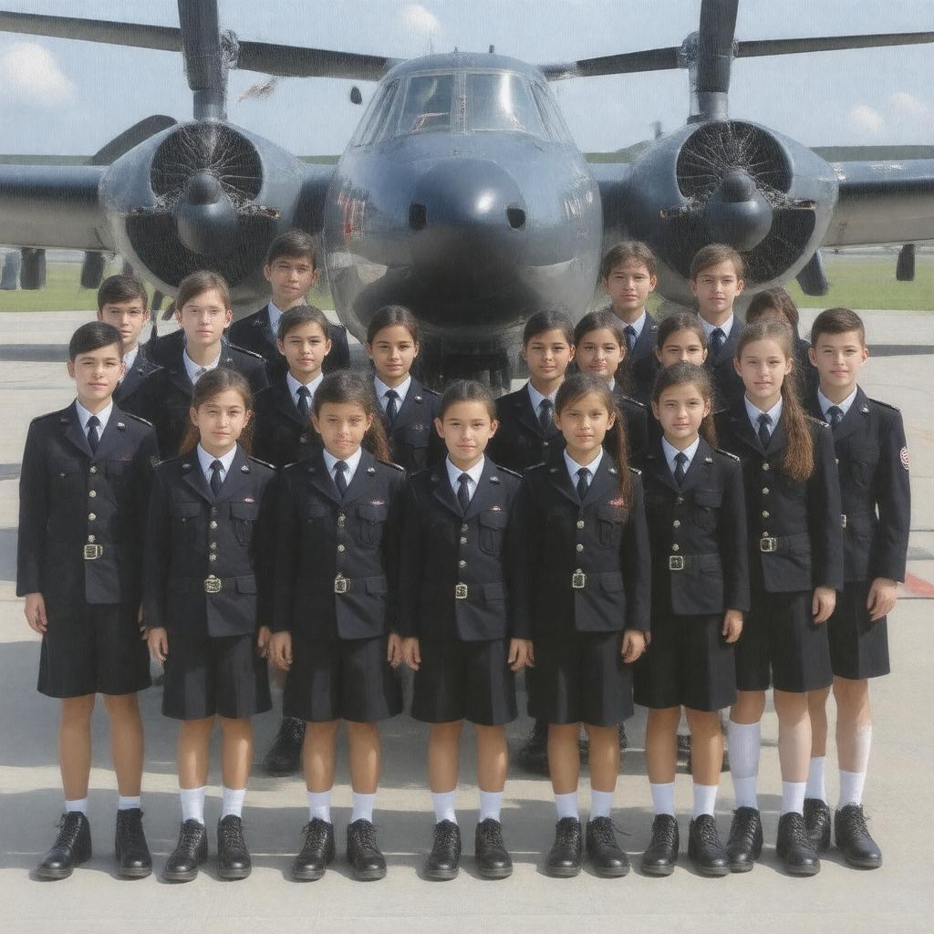 AI-created image of Royal Air Force Air Cadets