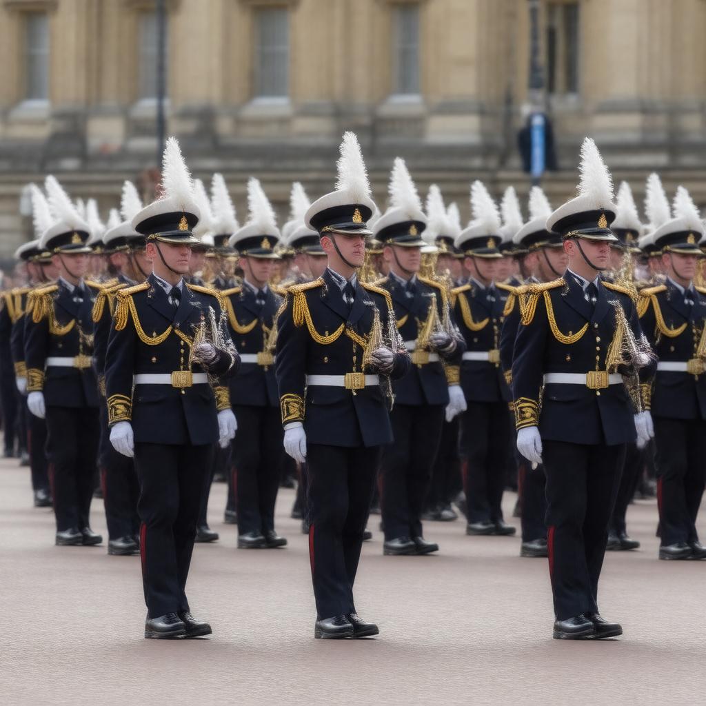 AI-created image of Royal Air Force March Past