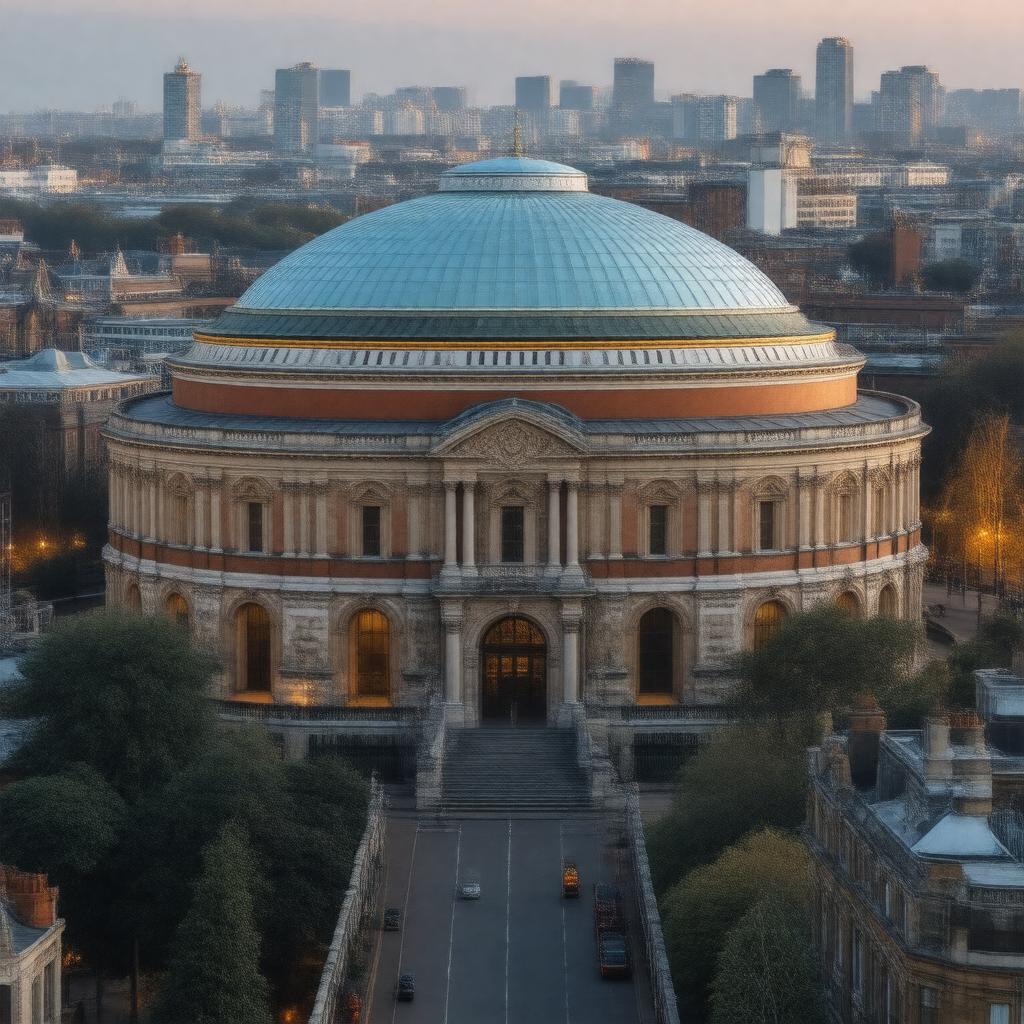 AI-created image of Royal Albert Hall, London