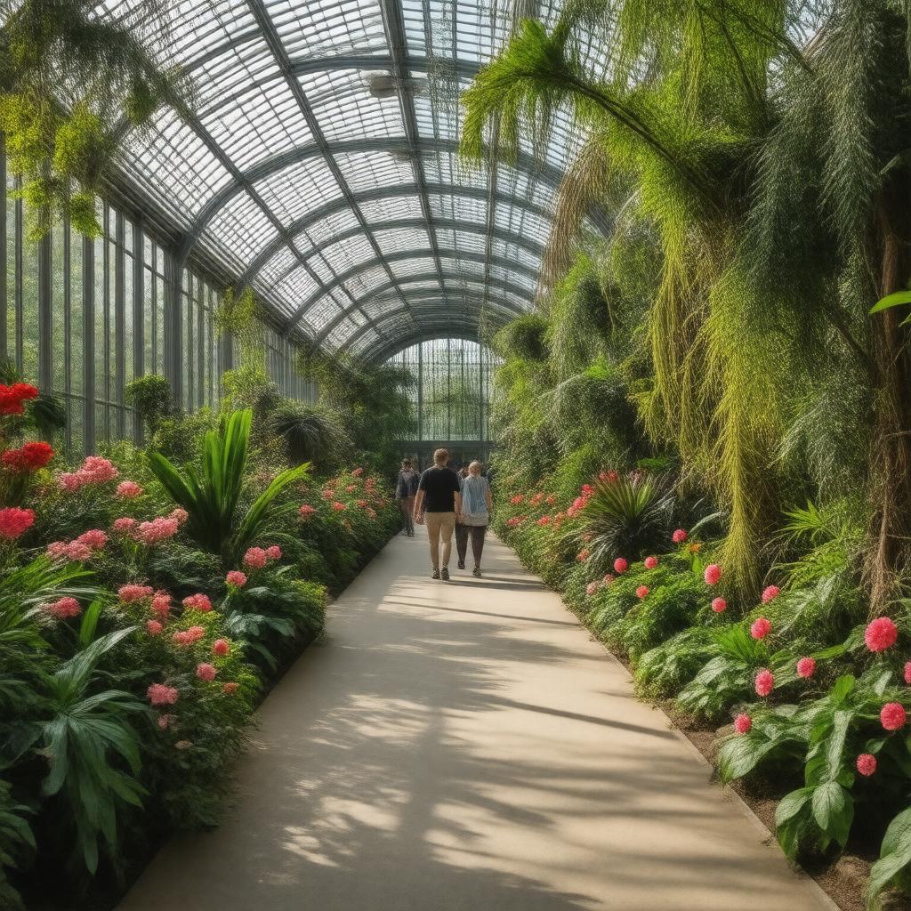 AI-created image of Royal Botanic Garden Edinburgh