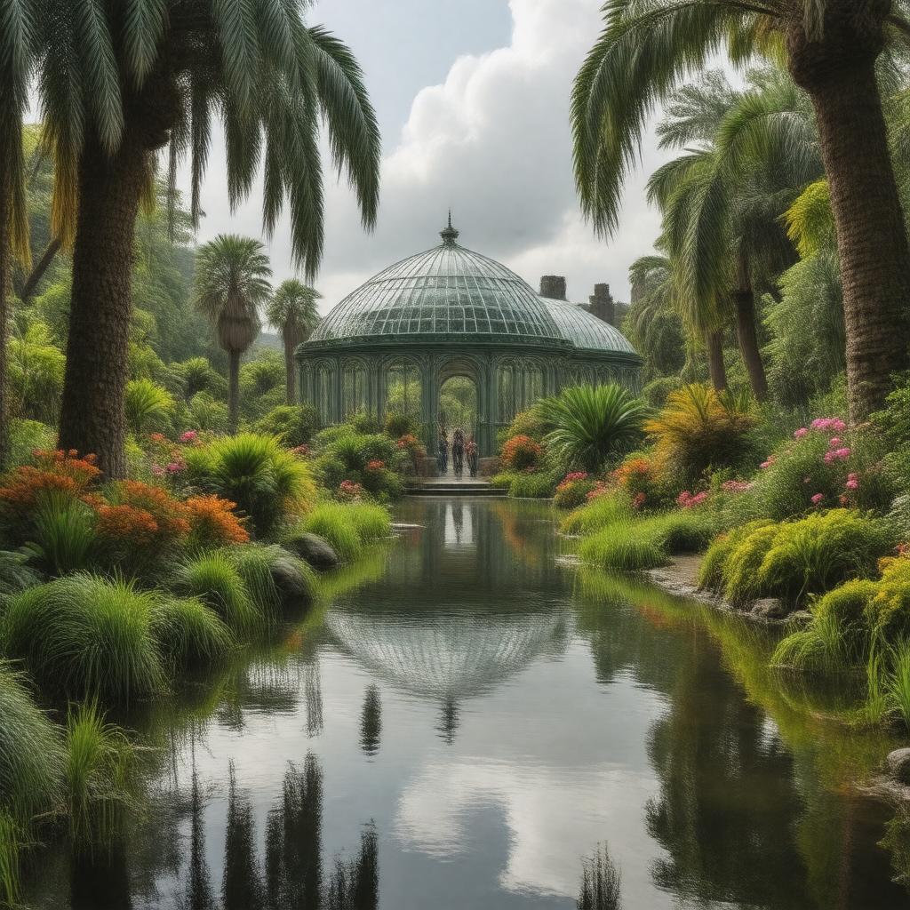 AI-created image of Royal Botanic Garden