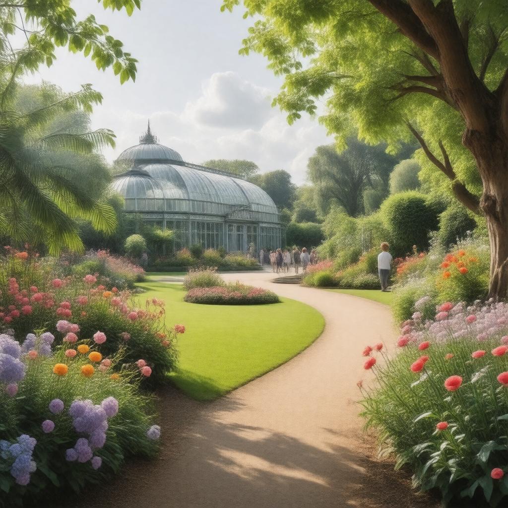 AI-created image of Royal Botanic Gardens, Kew