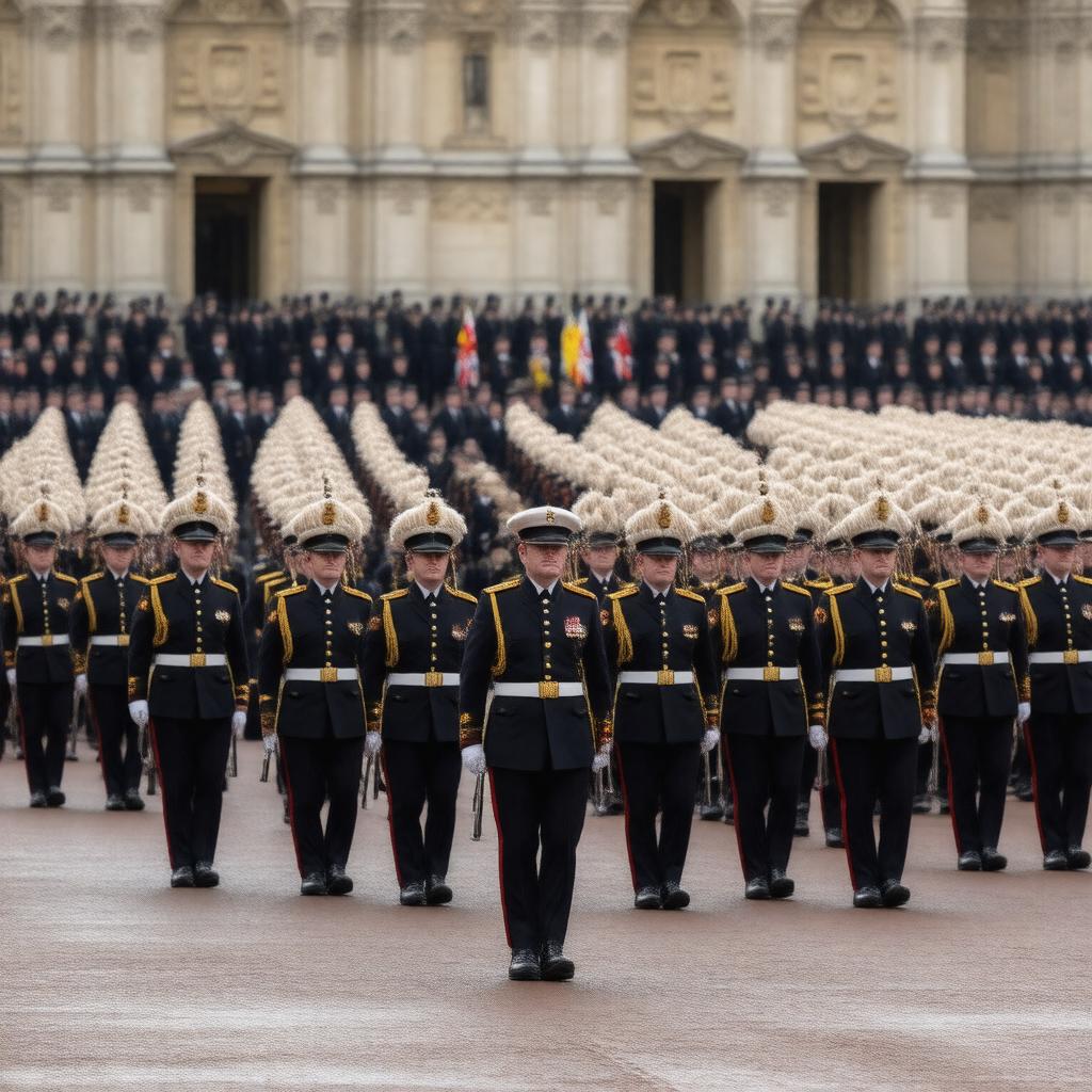 AI-created image of Royal British Legion Festival of Remembrance