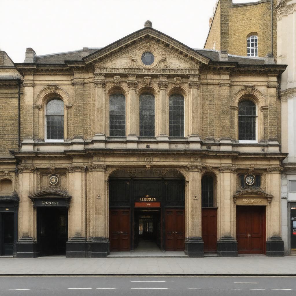 AI-created image of Royal Court Theatre, London