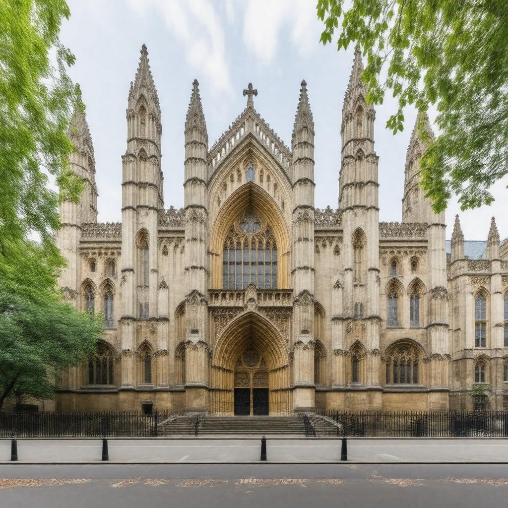 Click to view larger image AI-created image of Royal Courts of Justice