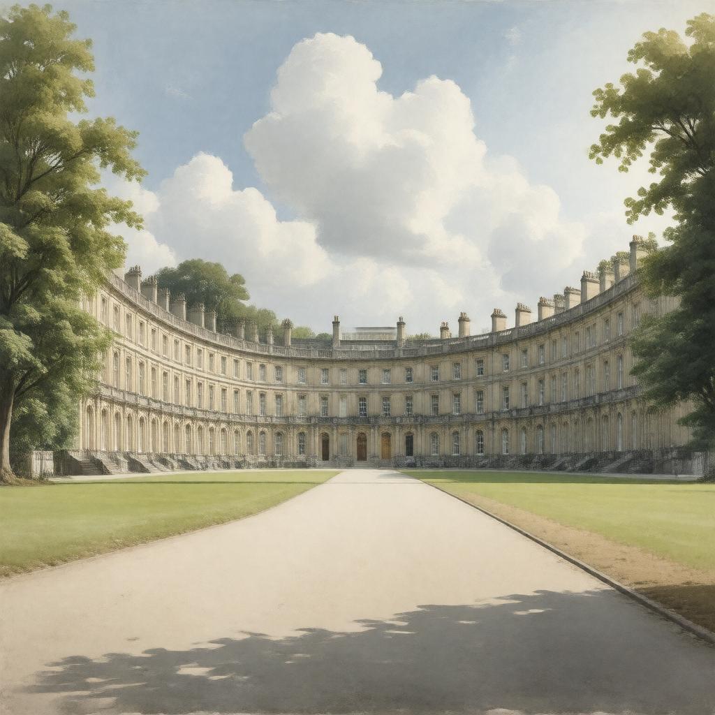 AI-created image of Royal Crescent