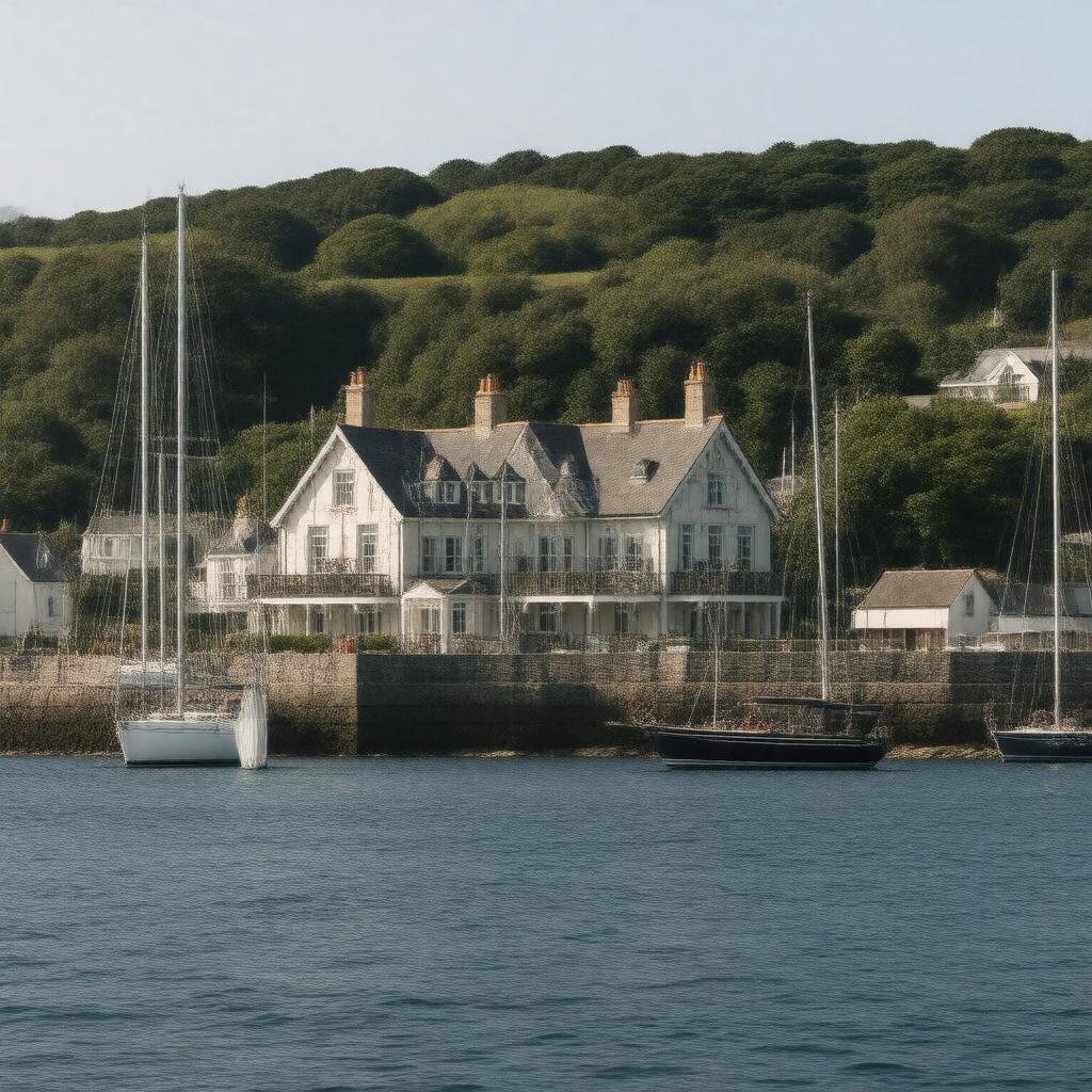 AI-created image of Royal Falmouth Yacht Club
