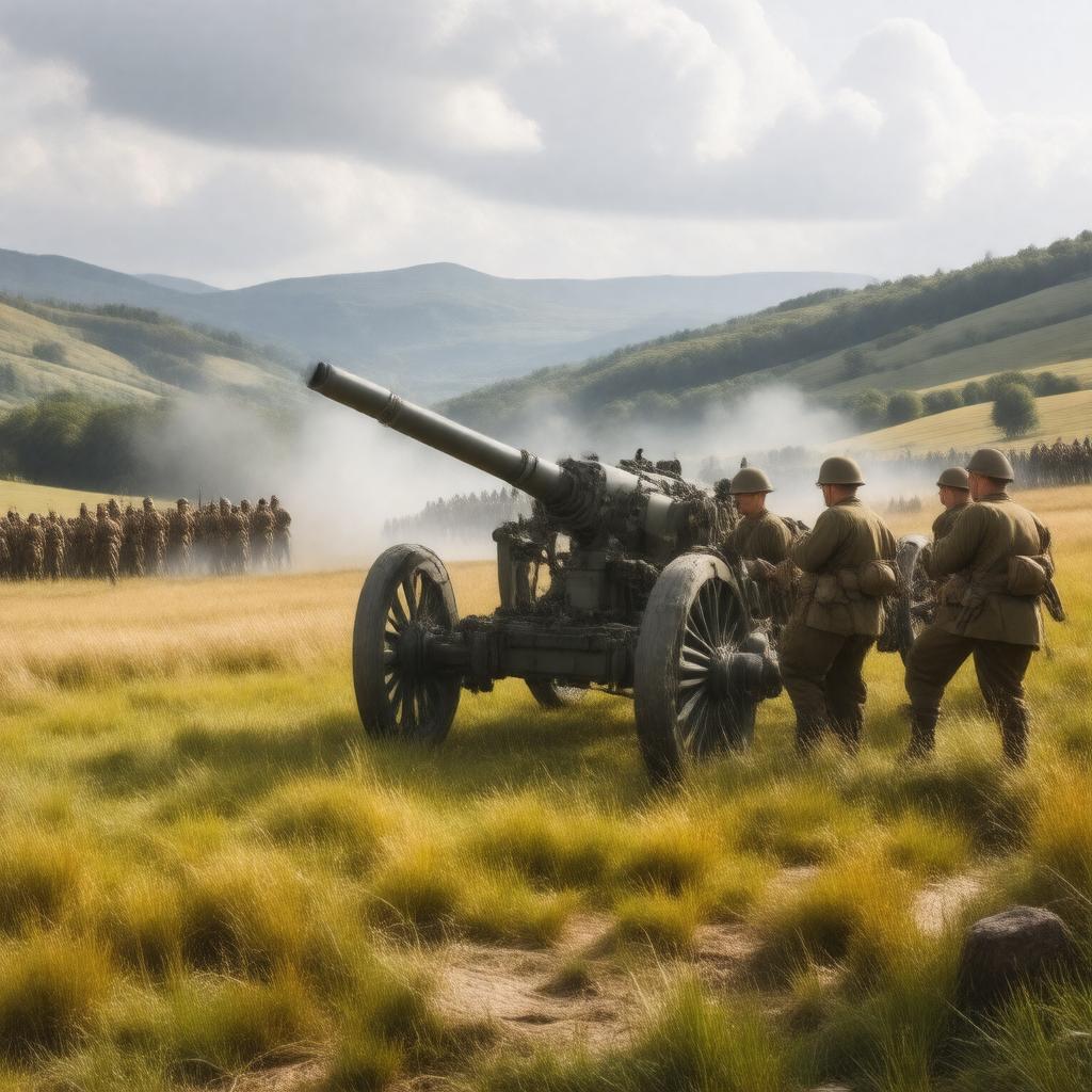 AI-created image of Royal Field Artillery