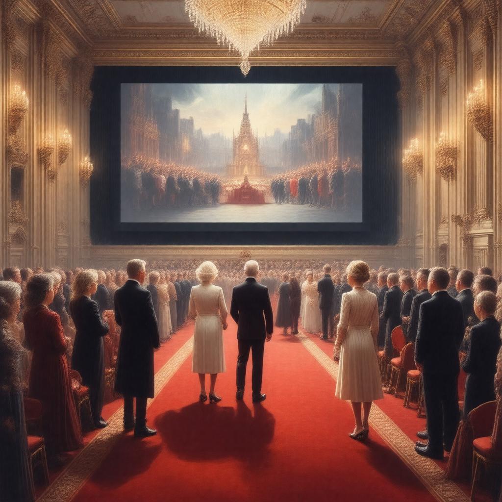 Click to view larger image AI-created image of Royal Film Performance