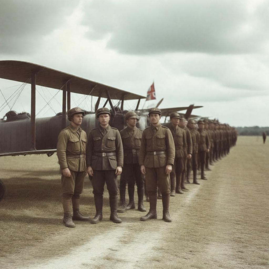 AI-created image of Royal Flying Corps
