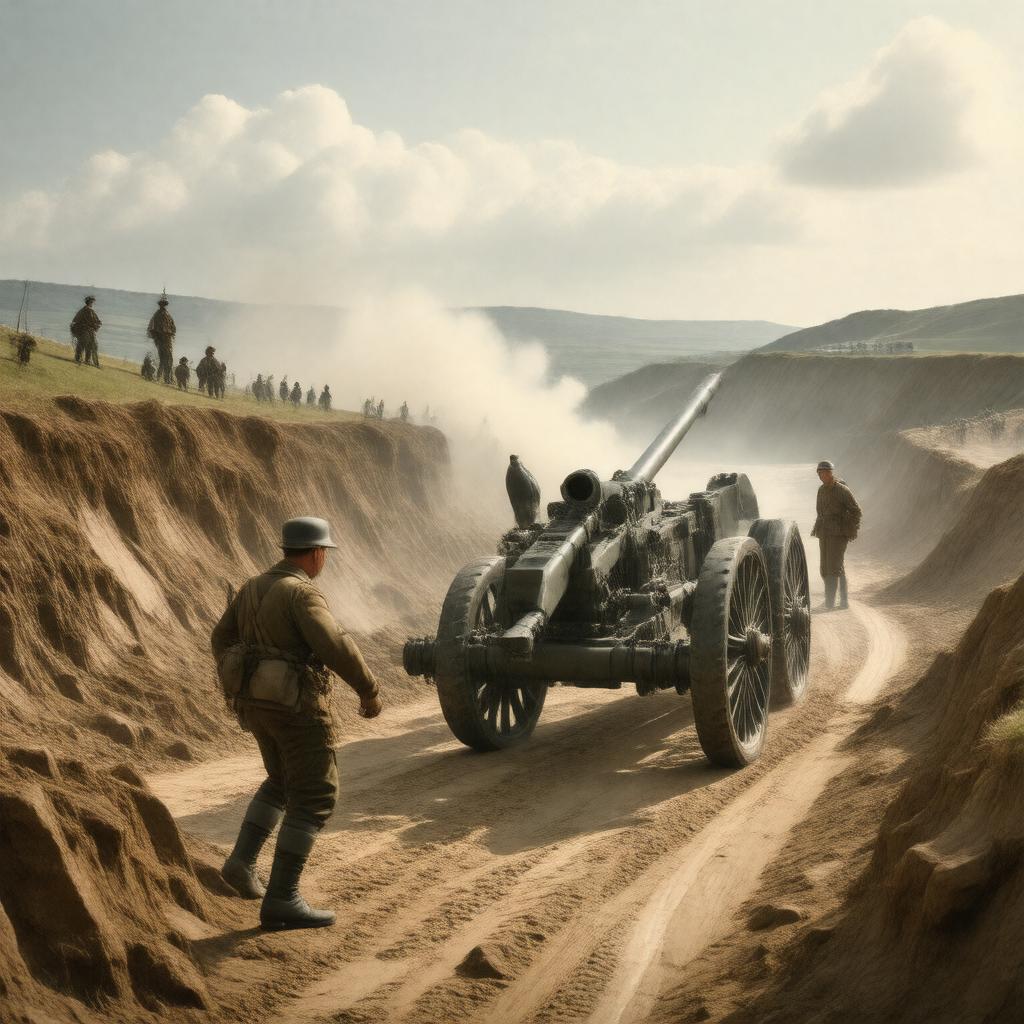 AI-created image of Royal Garrison Artillery