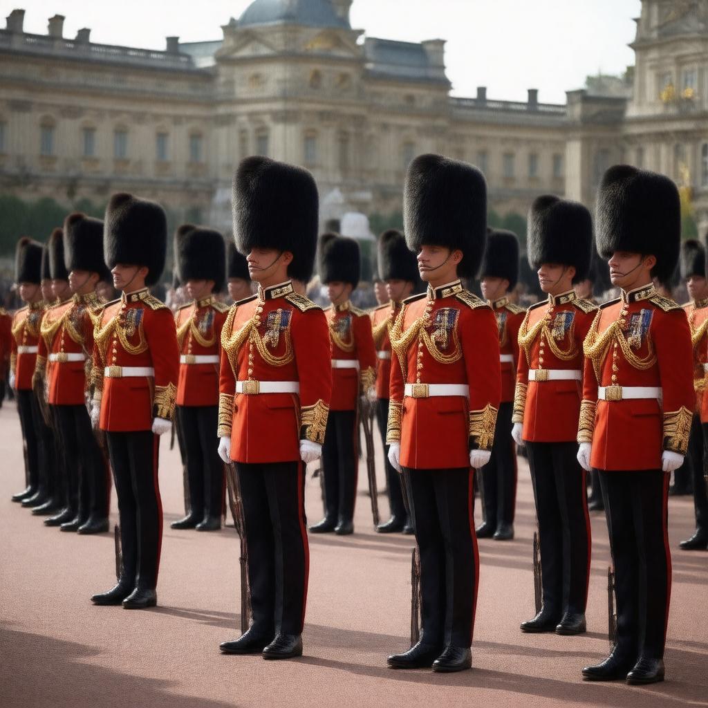 AI-created image of Royal Guards