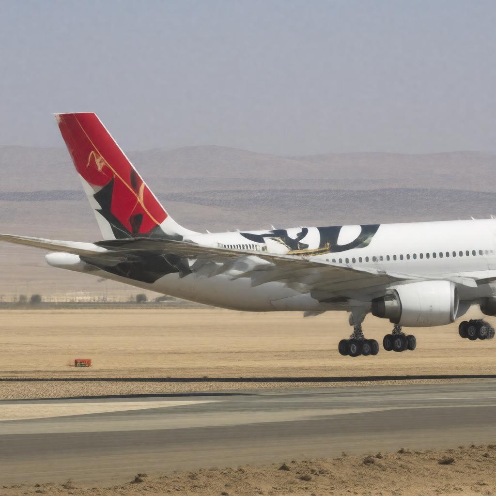 AI-created image of Royal Jordanian