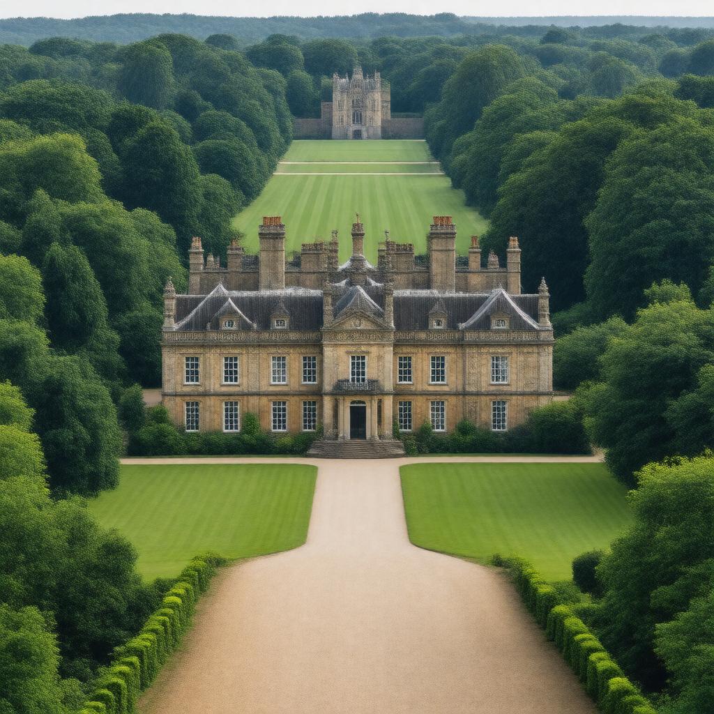 AI-created image of Royal Lodge, Windsor, England