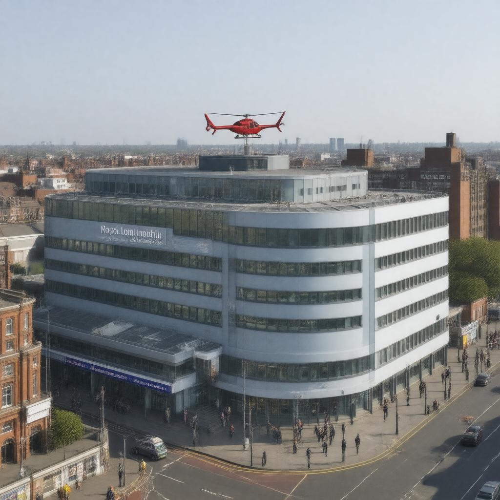 AI-created image of Royal London Hospital