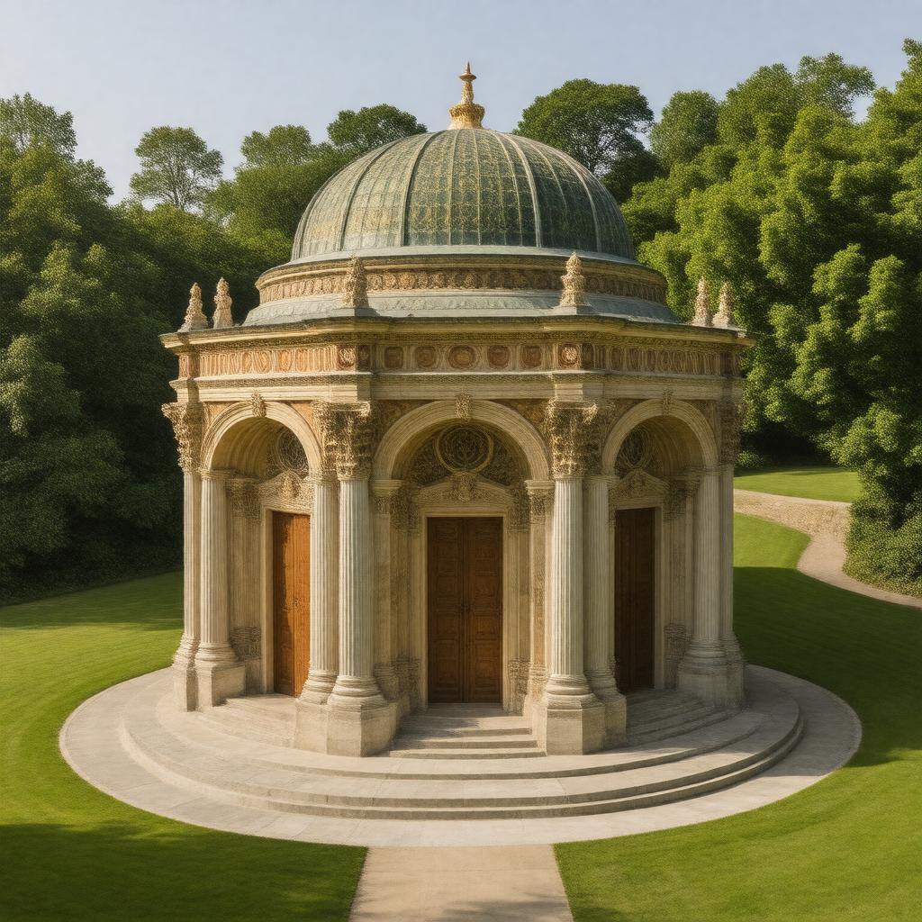 AI-created image of Royal Mausoleum, Frogmore, Windsor
