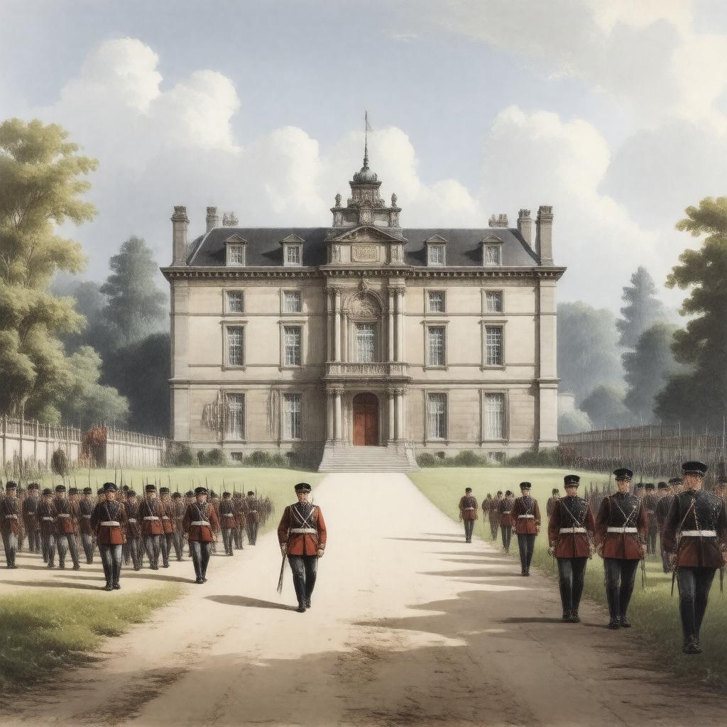 Click to view larger image AI-created image of Royal Military Academy, Woolwich