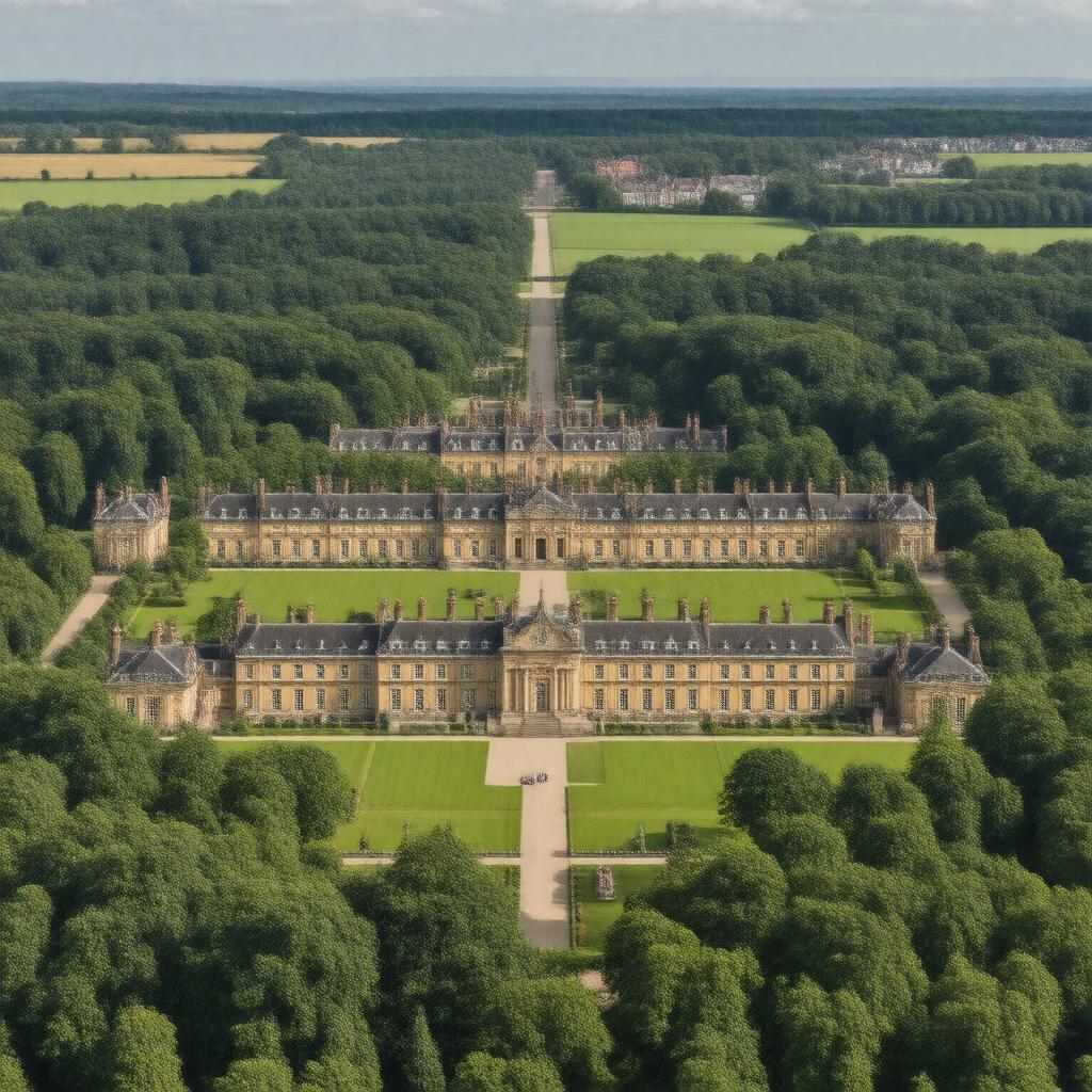 AI-created image of Royal Military College, Sandhurst