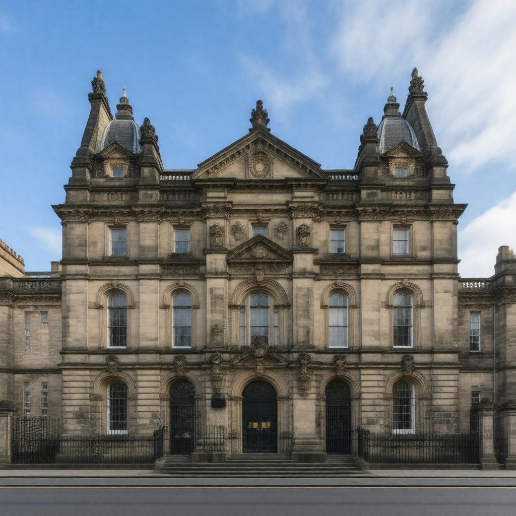 AI-created image of Royal Museum, Edinburgh