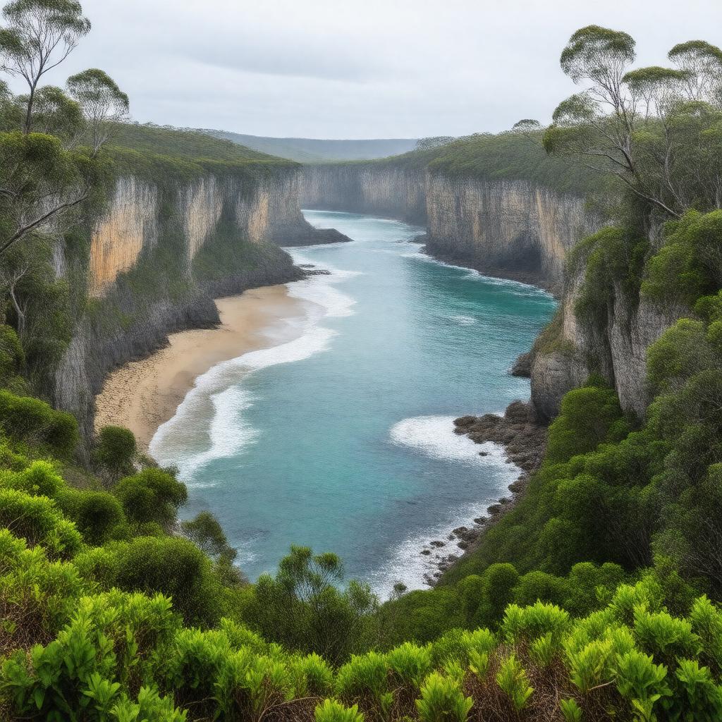 AI-created image of Royal National Park