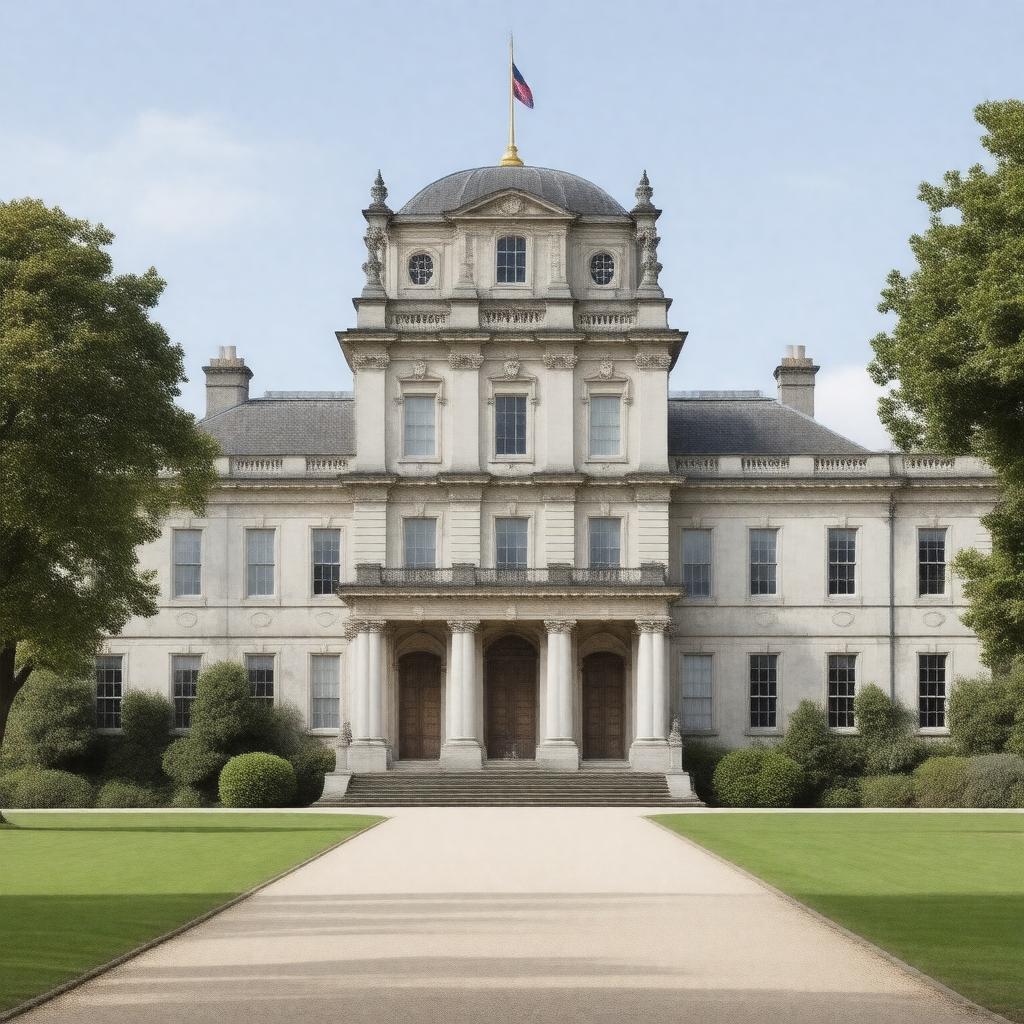 AI-created image of Royal Naval College, Osborne