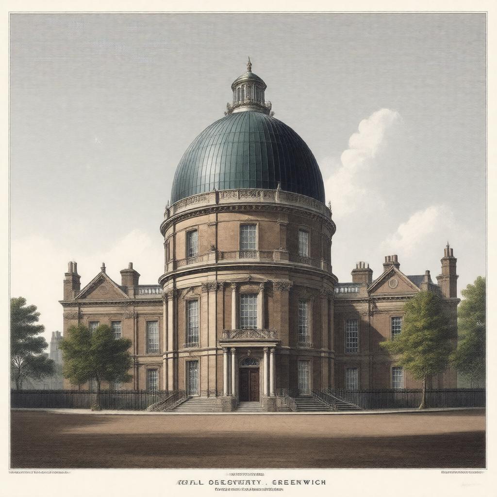 Click to view larger image AI-created image of Royal Observatory, Greenwich