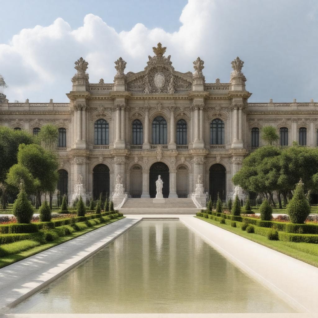 AI-created image of Royal Palace of Madrid