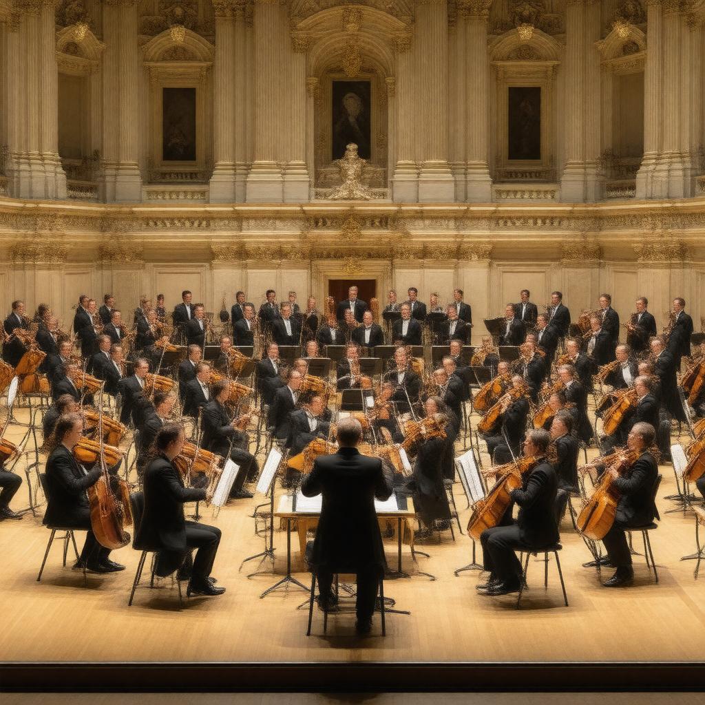AI-created image of Royal Philharmonic Orchestra