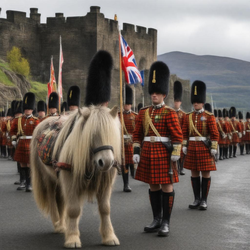 AI-created image of Royal Regiment of Scotland