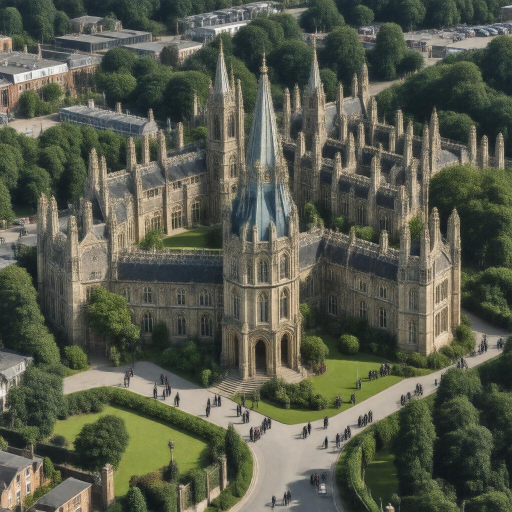 AI-created image of Royal Russell School