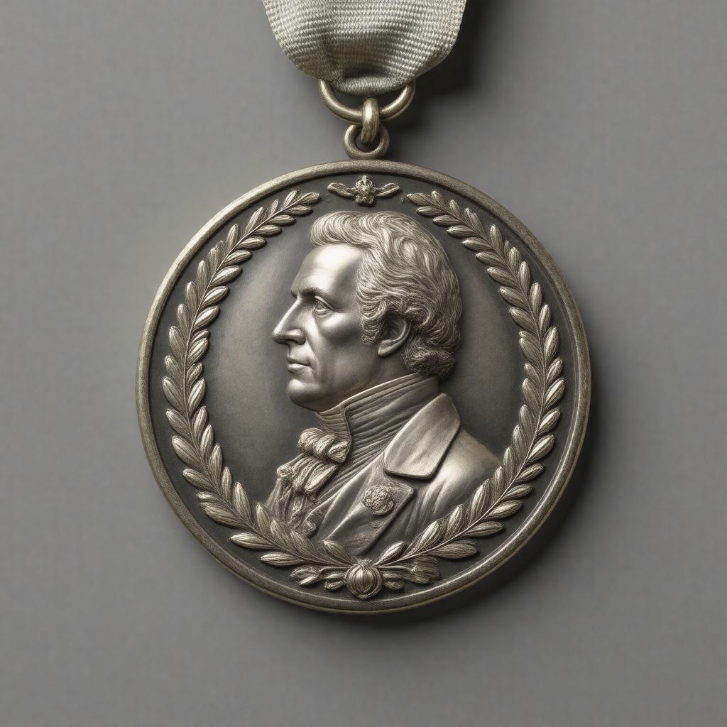 AI-created image of Royal Society Rumford Medal