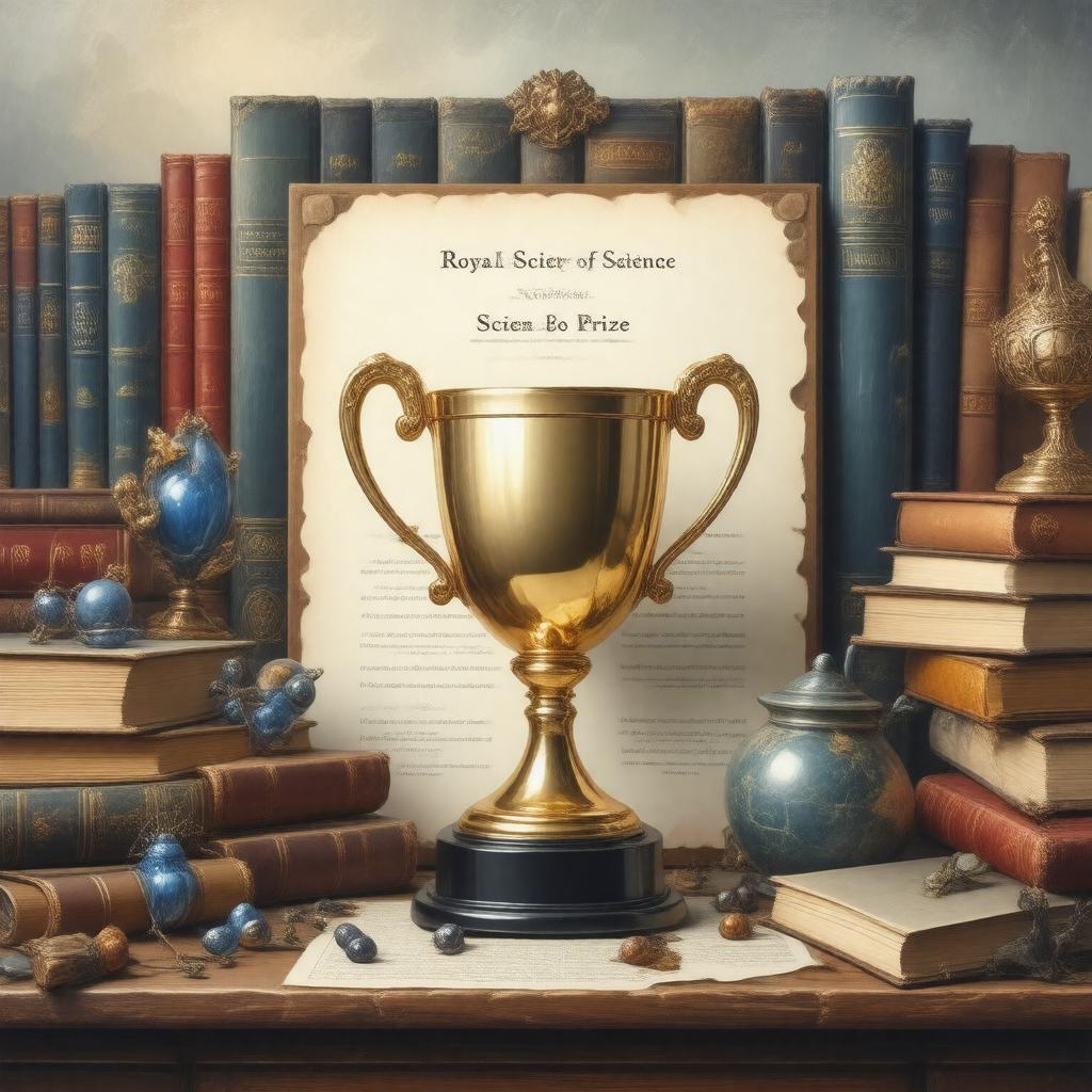 Click to view larger image AI-created image of Royal Society Science Book Prize